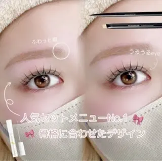 マツエク・マツパ cocon shioneのマツエク・マツパデザイン