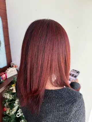 ミディアム カラー 大塚 しおりのヘアスタイル