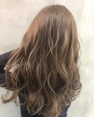 セミロング カラー 北間 寛哉のヘアスタイル