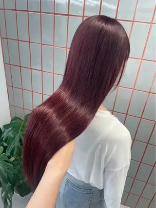 ロング カラー カットモデル様無料 💎saaya💎のヘアスタイル