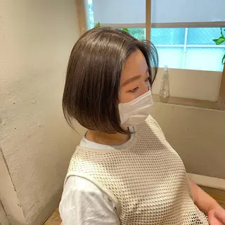 ミディアム 小顔似合わせ提案/ レイヤー/川澄かずまのヘアスタイル