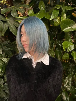 ミディアム カラー dao/ミルクティー /ブラウン/ブロンドのヘアスタイル