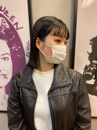 ミディアム メンズ デザインカラー/ボブ ブリーチカラー/ユリのヘアスタイル