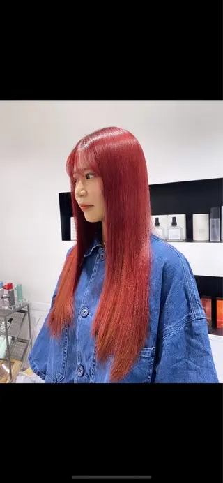ロング カラー けいこ🍊ニュアンス ネイル/個性派ネイルのネイルデザイン
