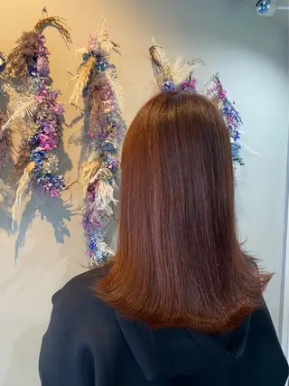 ロング カラー エヌプランツ 和泉府中のヘアスタイル