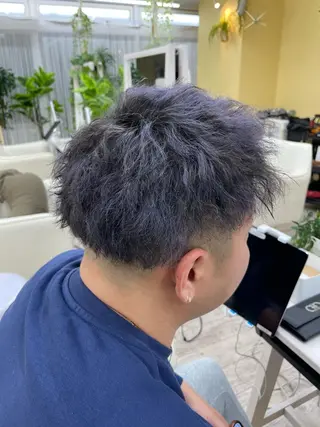 パーマ メンズ 村山 かほのヘアスタイル