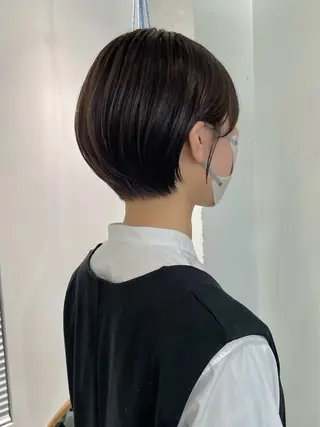ショート カラー 立川艶髪カラーと映画 美容師YUJIのヘアスタイル
