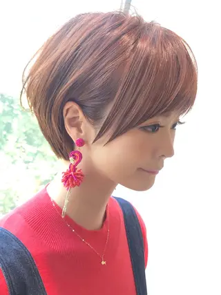 ショート カラー ✨大人ショート特化 /カットモデル/銀座のヘアスタイル