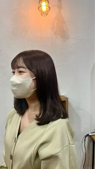 ミディアム カラー reika 🩰のヘアスタイル