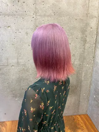 ミディアム カラー ✨️艶ハイトーン特化 ✨️佐藤望のヘアスタイル