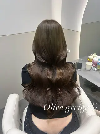 ロング カラー 🩷韓国ヘア/ヨシン モリ🩷Maikaのヘアスタイル