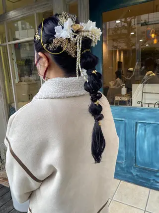 ヘアアレンジ 🙃 透明感カラー/ボブのヘアスタイル