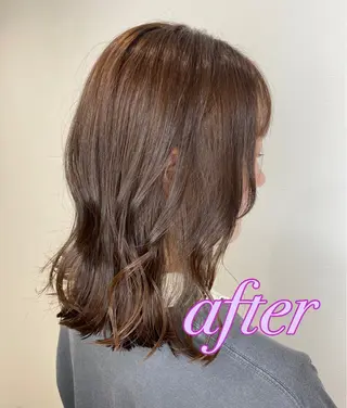 ミディアム カラー APPEL hair /岡山のヘアスタイル