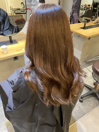 ロング カラー 💘韓国レイヤー上 品カラーruru💘のヘアスタイル