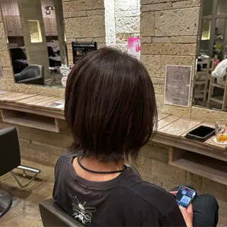 ショート 透明感カラー/ レイヤー/箕浦 稜真のヘアスタイル