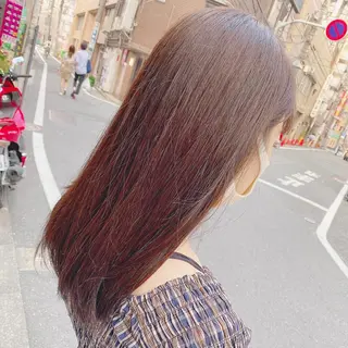セミロング 髪質改善特化 安東駿介のヘアスタイル