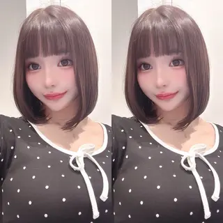 ミディアム カラー ✨髪質改善特化✨副 店長椎葉信乃介のヘアスタイル