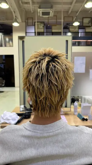 ショート メンズ メンズパーマ特化 ふうきのヘアスタイル