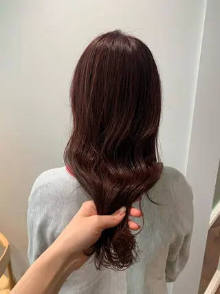 セミロング カラー 片岡 由依のヘアスタイル