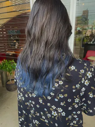 ロング カラー 日高 香織のヘアスタイル