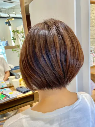 ショート カラー 再現性◎✨艶髪🔆 川﨑友稀のヘアスタイル