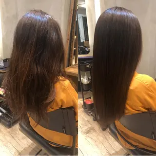 ロング 韓国ヘア 店長NEGIのヘアスタイル