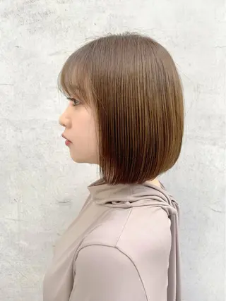 ショート カラー 髪質改善☆ 縮毛矯正miyuのヘアスタイル