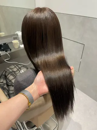 ロング ラベンダー/レイヤー スタイル🤎mamiのヘアスタイル