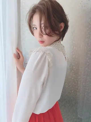ショート カラー 山口 一馬のヘアスタイル