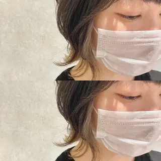 ミディアム カラー ヘアアレンジ marbles〻 chiharuのヘアスタイル