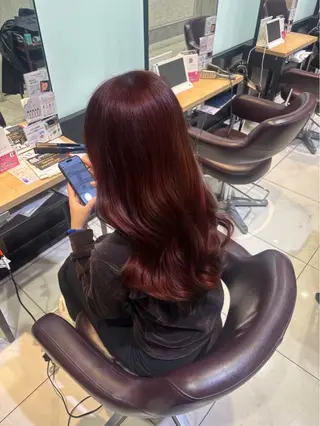 ロング カラー 🌈🫧暖色艶カラ ー❤️🫧Kyaraのヘアスタイル