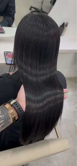 セミロング 髪質改善×韓国ヘア HIROのヘアスタイル