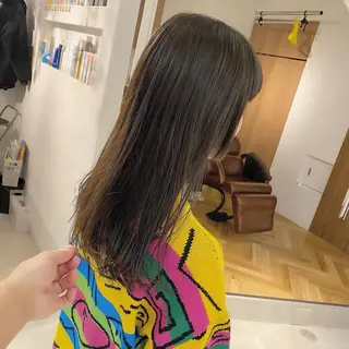 セミロング 髪質改善特化 安東駿介のヘアスタイル