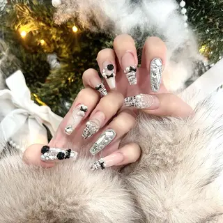 ネイル SENA/ロング/ ギャル/ワンホンのネイルデザイン