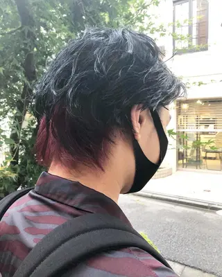 カラー ヘアアレンジ メンズ メンズ特化✂️栗原 侑也のヘアスタイル