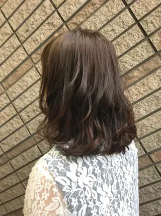 ミディアム カラー 奈良崎 和弘のヘアスタイル