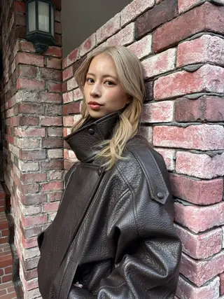 ロング カラー 🍎ハイトーンカラー /MANA🍎のヘアスタイル