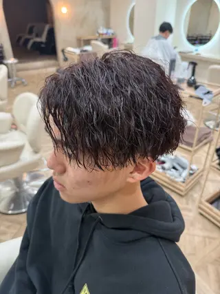 パーマ メンズ 市原亮/塩釜口/ ツイスパ/波巻きのヘアスタイル