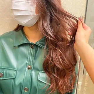 ロング カラー ゆう🫧 透明感/ハイトーンのヘアスタイル