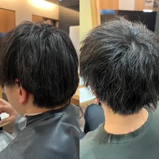 ショート パーマ メンズ 美容室 birdのヘアスタイル