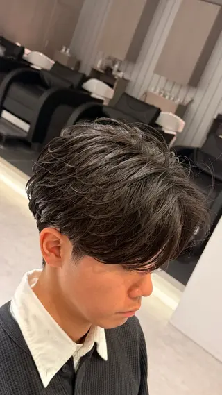 パーマ メンズ fifth 堀内新史のヘアスタイル
