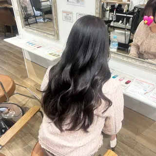 ロング カラー スズナ♡ 透明感カラー✩.*˚のヘアスタイル