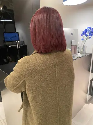 ショート カラー riria/ボブ /透明感カラー🎀のヘアスタイル