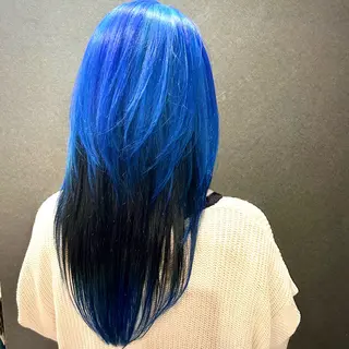 ロング カラー 吉田 聡一のヘアスタイル