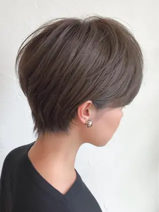 ショート カラー ✨大人ショート特化 /カットモデル/銀座のヘアスタイル