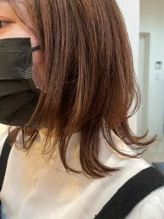 ミディアム カラー 🌼アニヤ スズ🌼のヘアスタイル