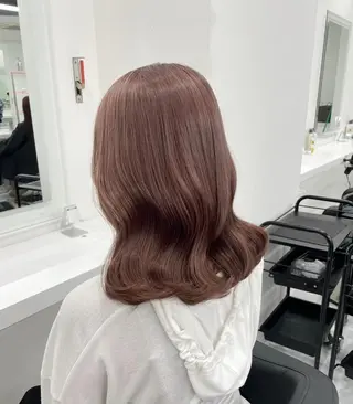 カラー 色持ち🤎ブラウン/ ベージュ🐏艶カラーのヘアスタイル