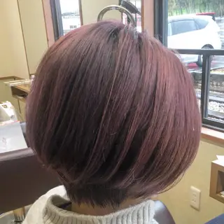 ショート カラー 大石 陽菜のヘアスタイル