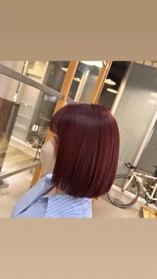 ミディアム 山口 智也のヘアスタイル