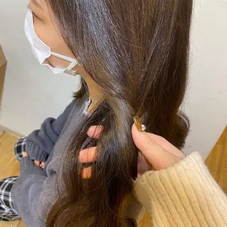 ロング 水口 莉央のヘアスタイル